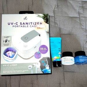 SKIN CARE - benefit 3 mini items & UV-C Sanitizer (NWT)